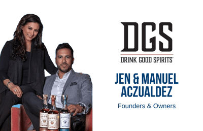 Jen & Manuel Aczualdez Founders & Owners, Drink Good Spirits